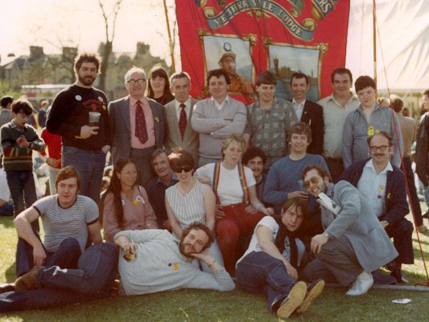 Spring/Summer Headington 1985 Bowerman House - Levellers Day at Burford - Miners Strike March - Group Photos - Visit to Wales.